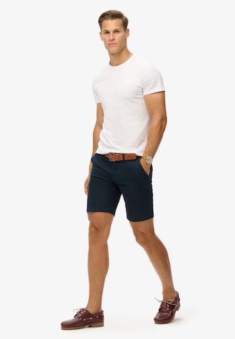 Superdry Slimfit Chino hlače | modra barva