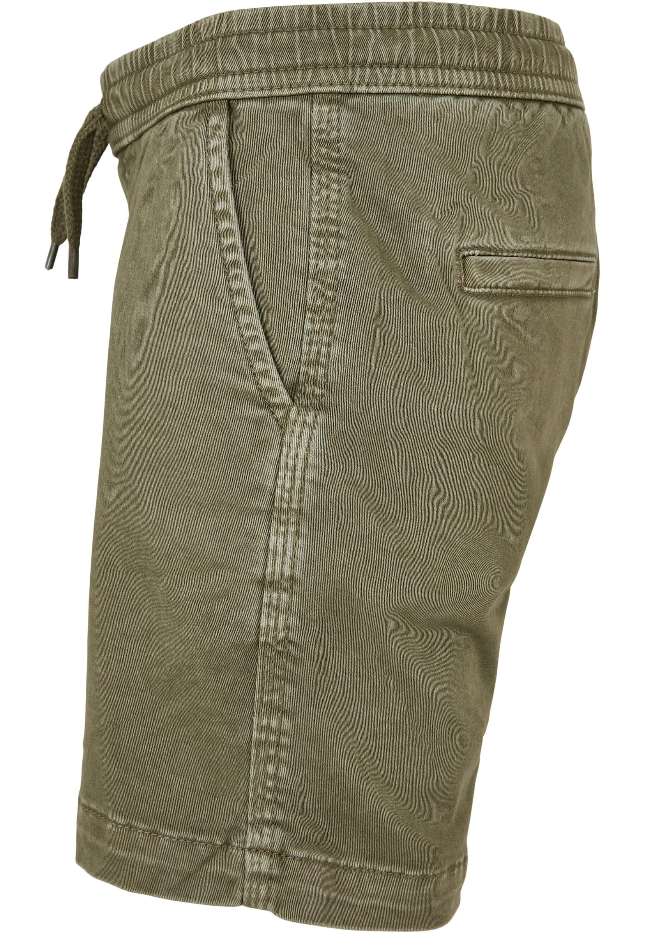 Urban Classics Regular Trousers in Green