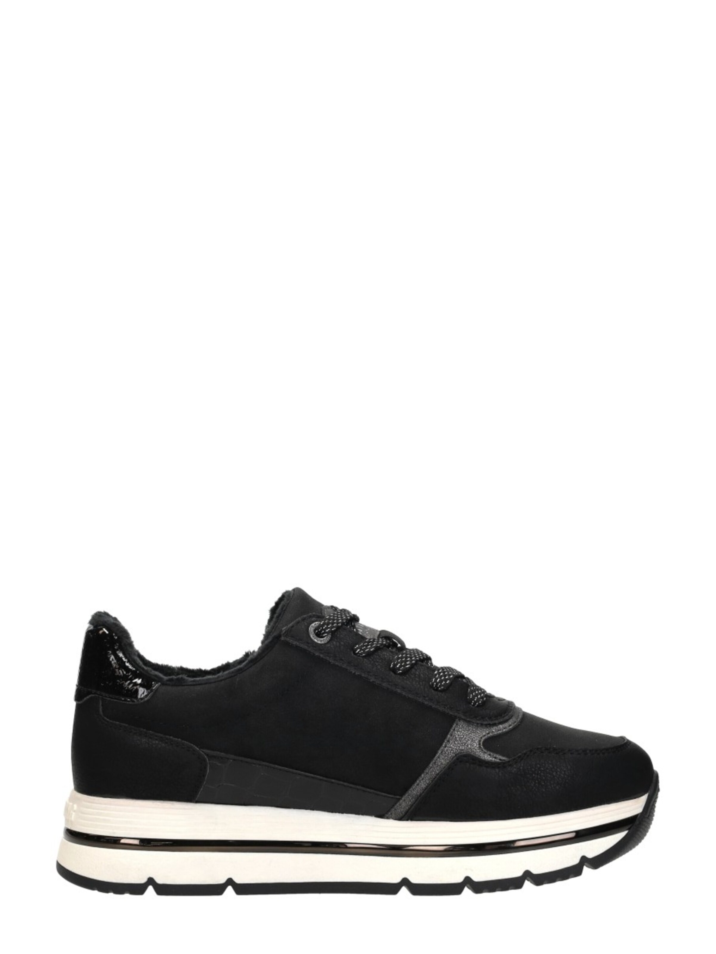 Baskets basses 'Sneakers Laag' MUSTANG en noir