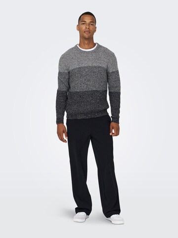 Only & Sons Sweater 'Ben' in Black