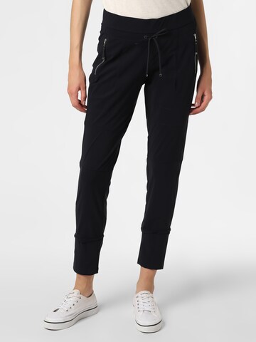 Raffaello Rossi Tapered Broek in Blauw: voorkant