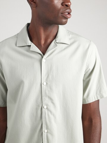 Only & Sons Regular fit Button Up Shirt 'ONSDILEM' in Green