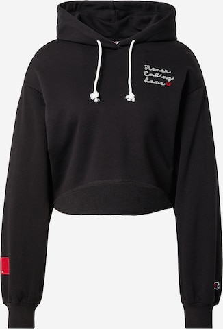 Champion Authentic Athletic Apparel Sweatshirt i sort: forside