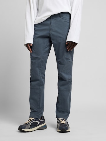 yazubi Regular Cargo Pants 'Jayden' in Blue