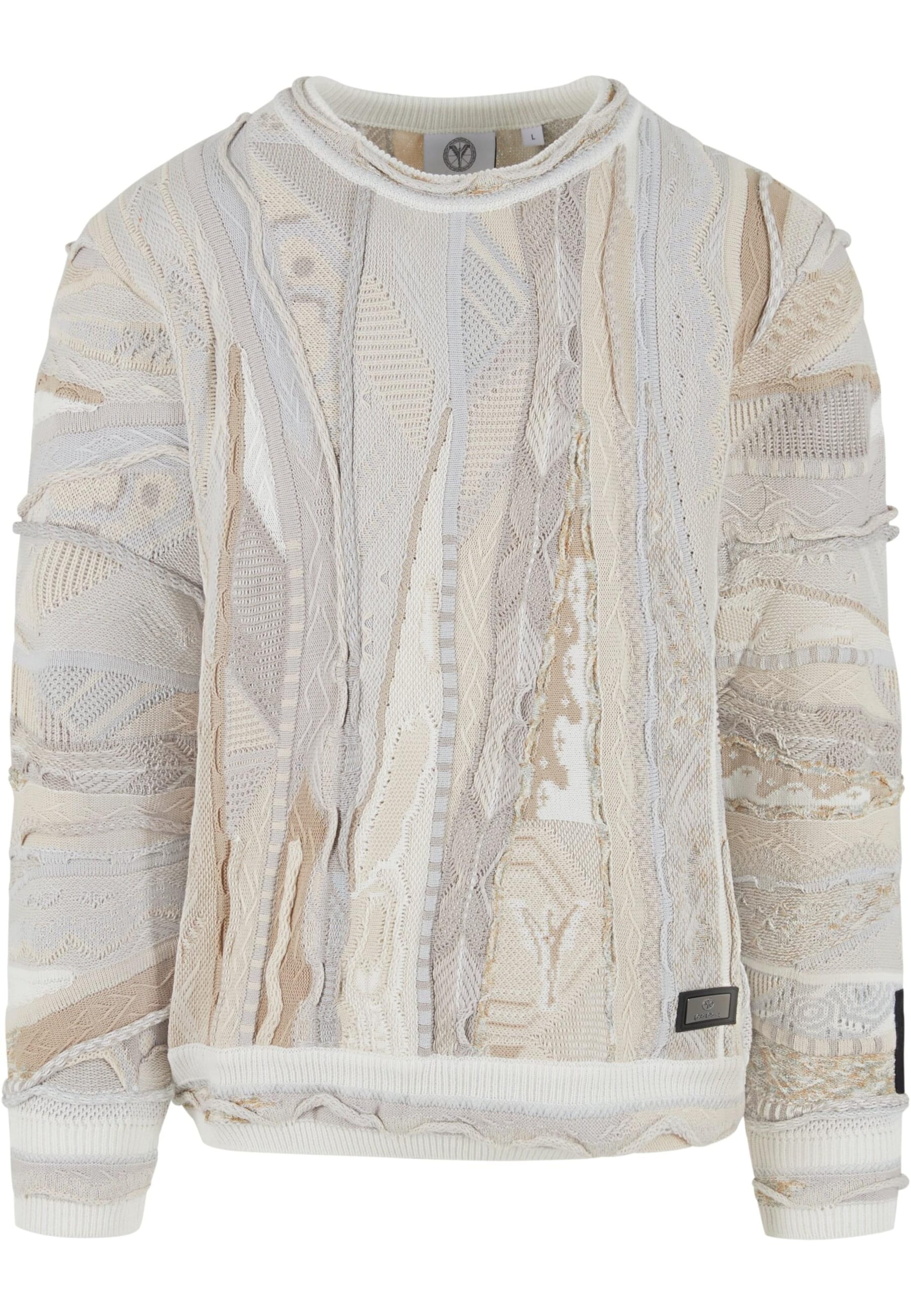 Carlo Colucci Sweater 'Dondi' in Beige: front