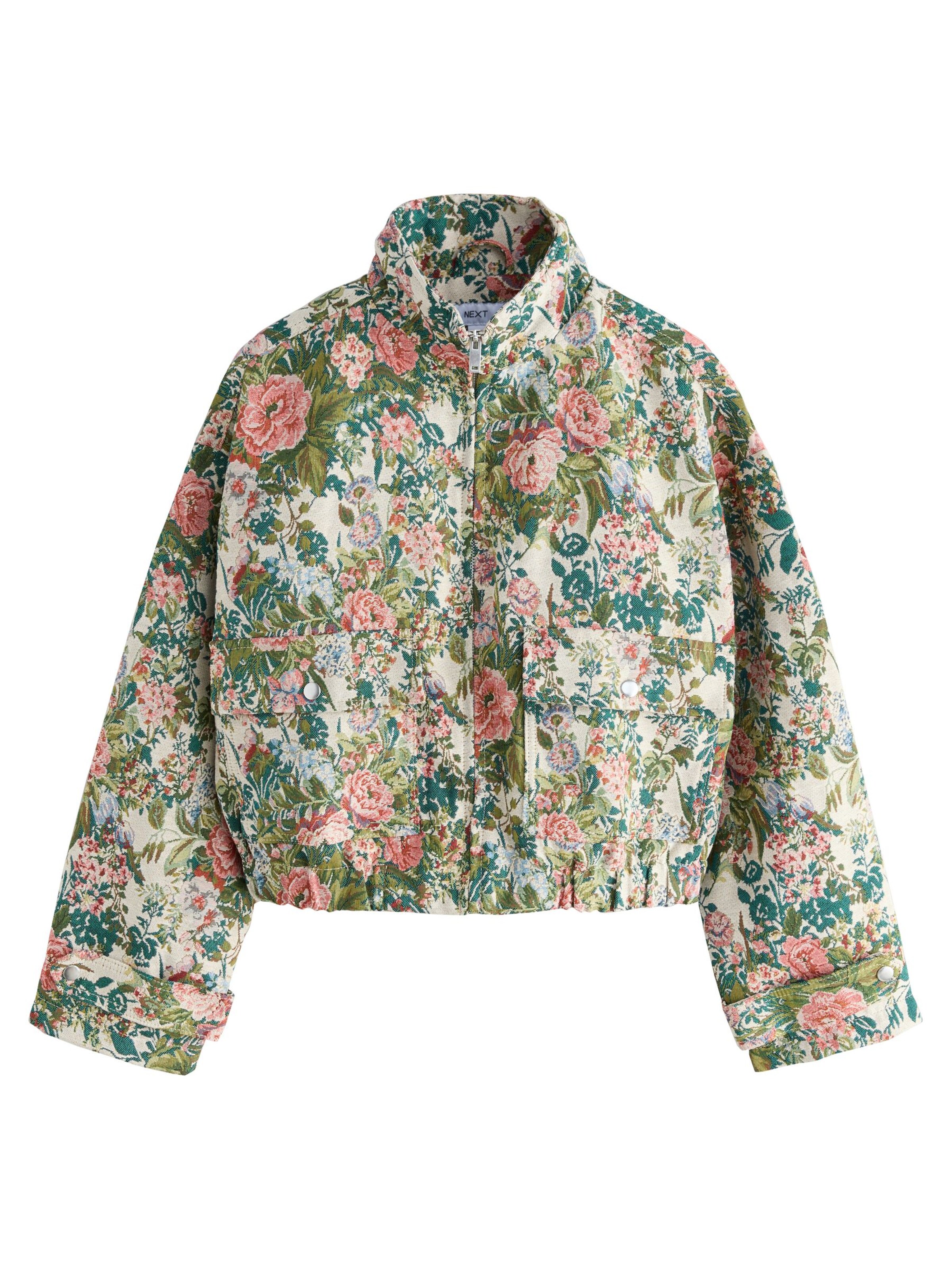 Next Jacke in Mischfarben: Vorderseite