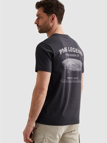 PME Legend Shirt 'T-shirt in jersey with back artwork' in Grey