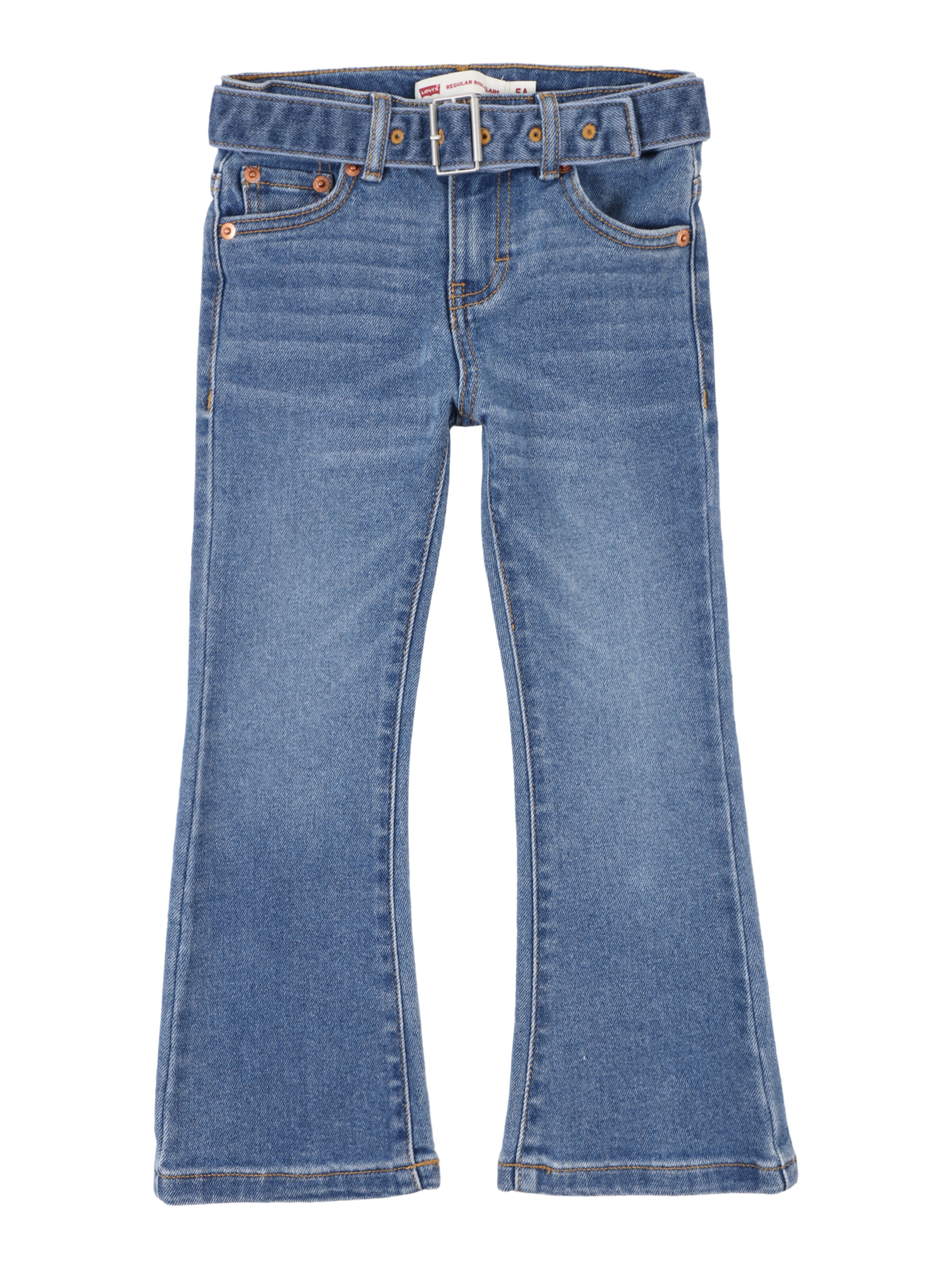 Levi's Kids Flared Jeans in Blue: front