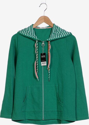 CECIL Sweatshirt & Zip-Up Hoodie in M in Green: front