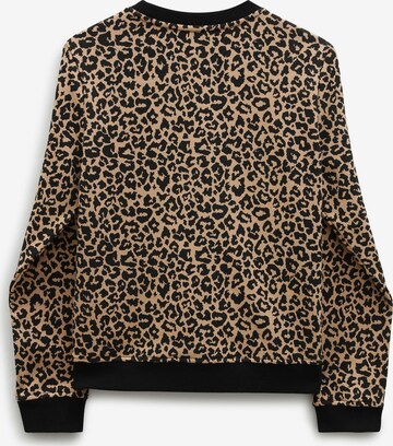 VANS Sweatshirt 'GR LEOPARD CREW' in Braun