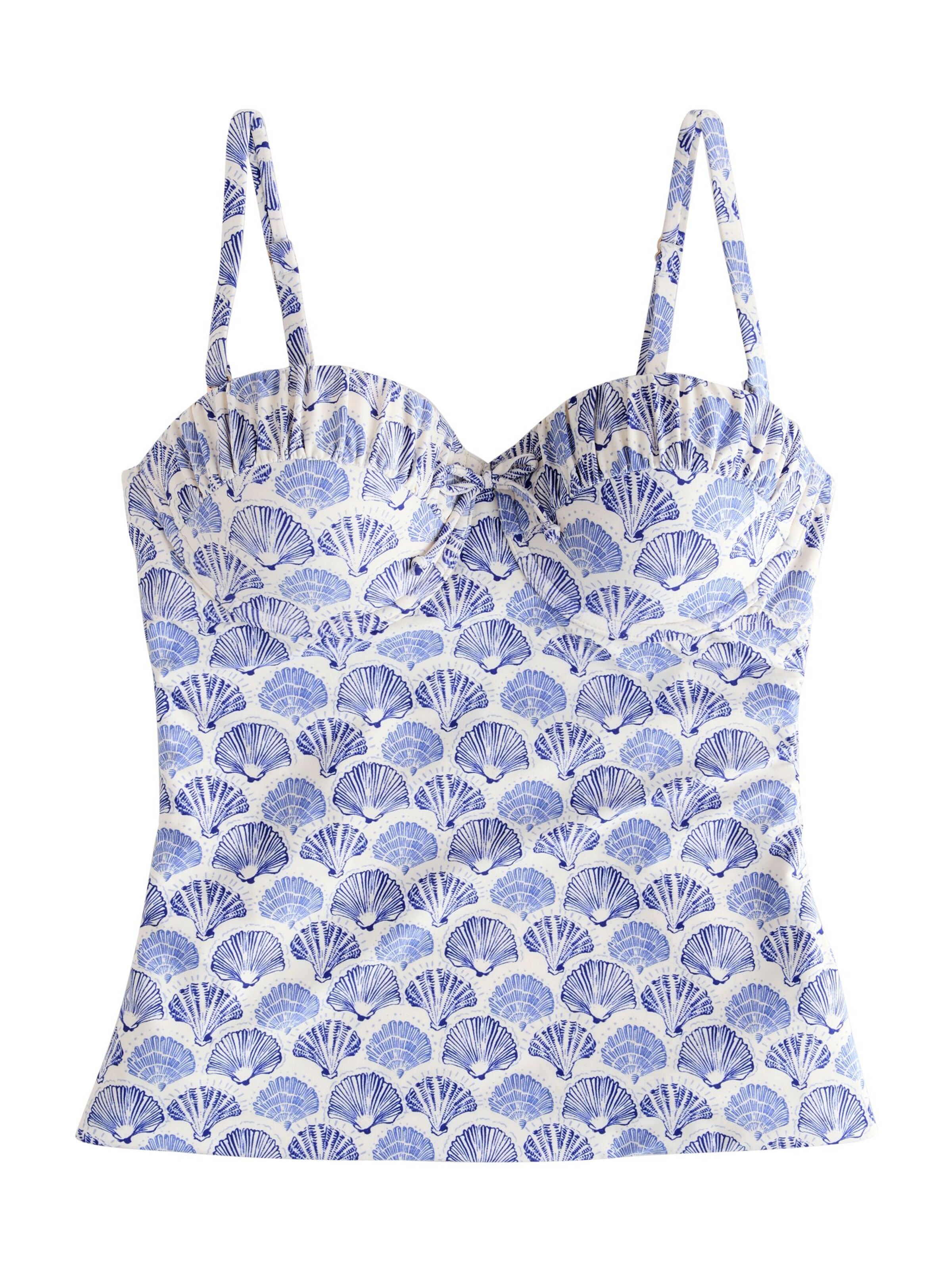 Next Бандо Верх танкини в Бежевый: спереди