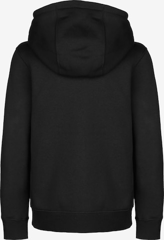 NIKE Athletic Zip-Up Hoodie in Black