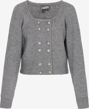 Cardigan 'Vintage' DreiMaster Vintage en gris : devant
