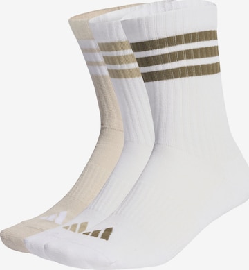ADIDAS PERFORMANCE Sports socks 'Ess' in Beige: front