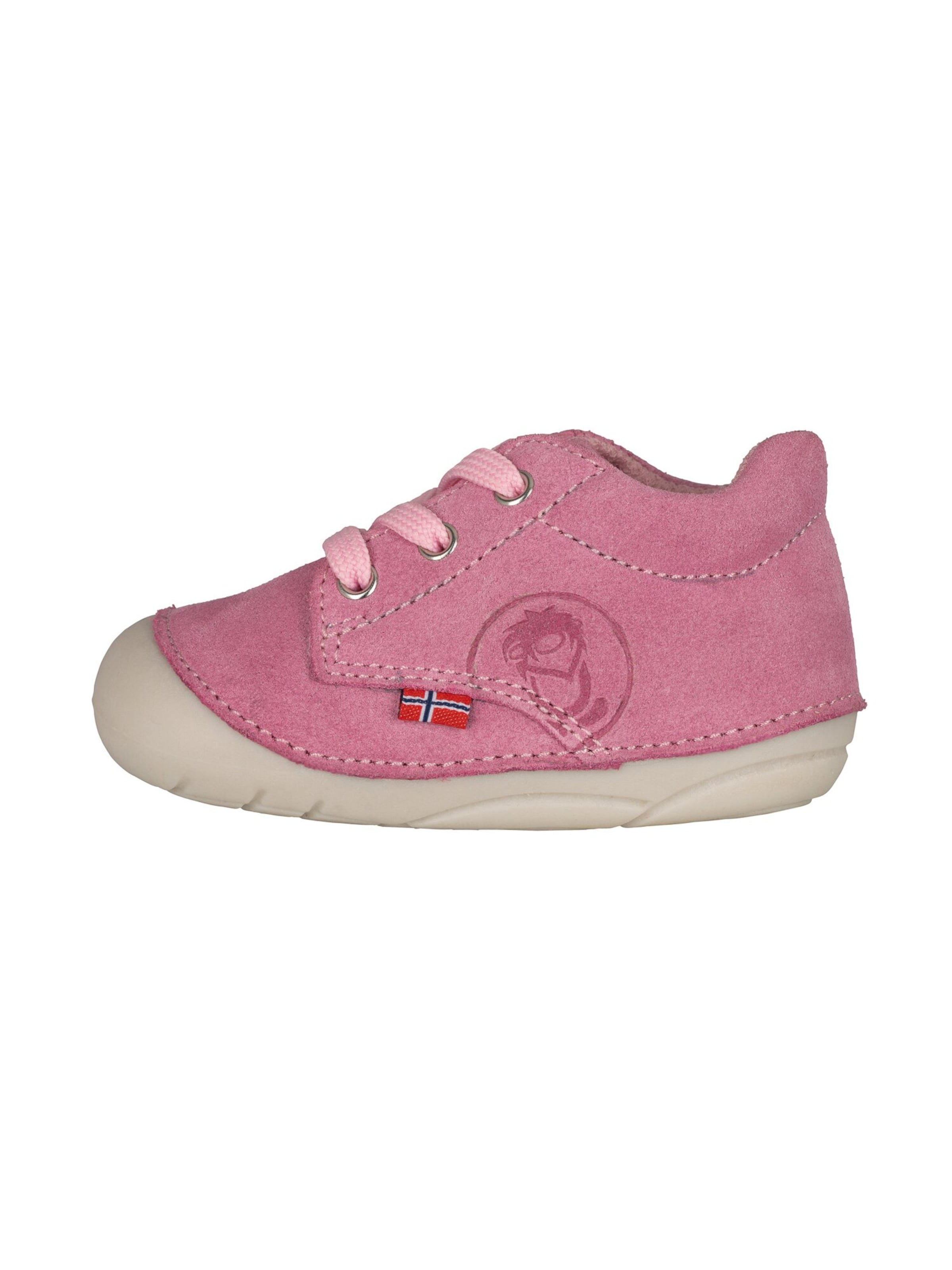 TROLLKIDS First-Step Shoes in Pink: front