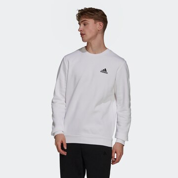 Sweat de sport 'Essentials' ADIDAS SPORTSWEAR en blanc : devant