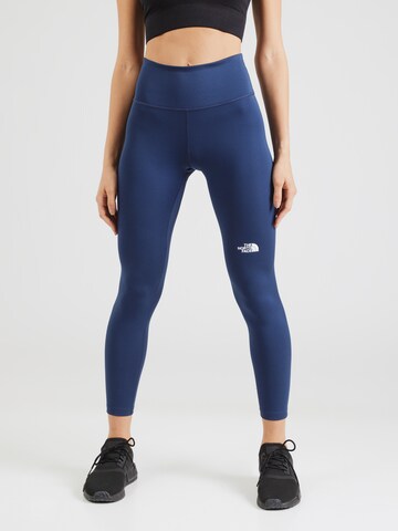 THE NORTH FACE Skinny Spodnie sportowe 'FLEX' w kolorze niebieski: przód