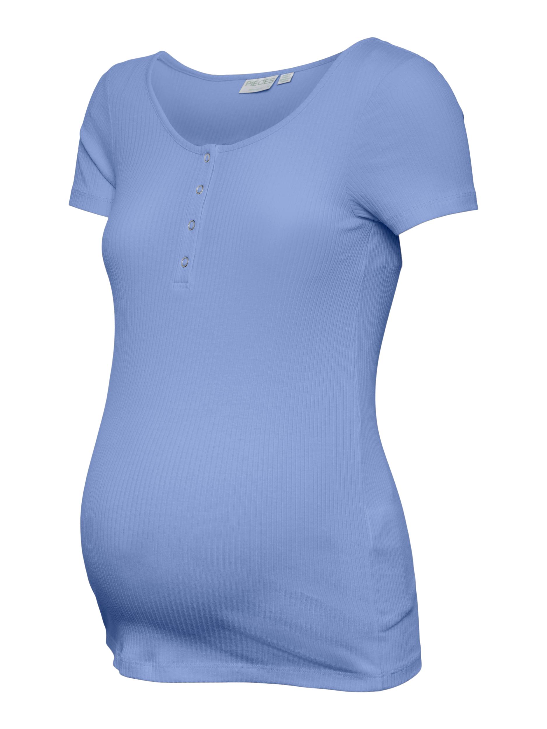 TXkow Koszulki & topy Pieces Maternity Koszulka Kitte w kolorze Granatowym 
