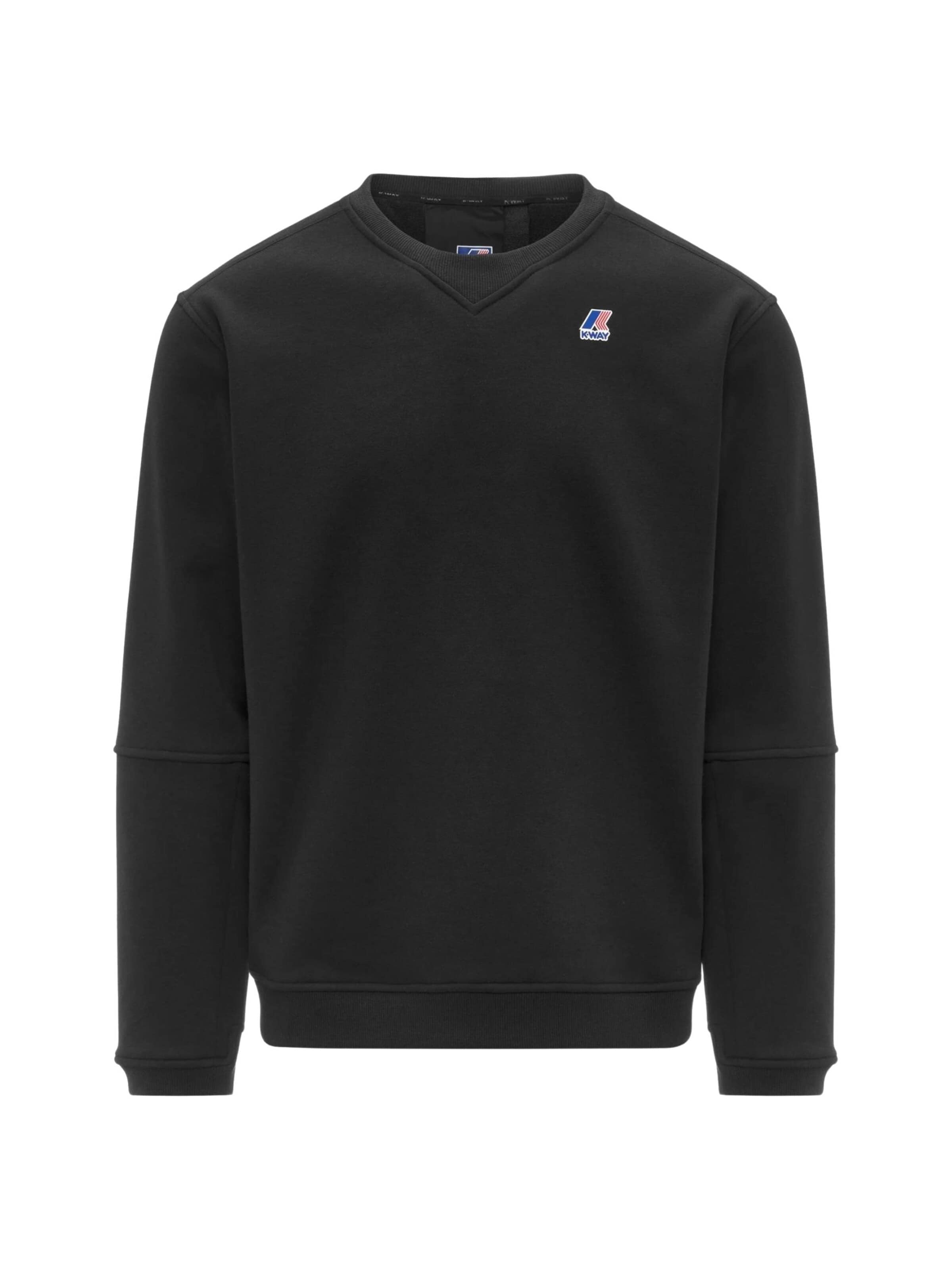 K-Way - Jersey 'K-WAY NAEL BRUSHED PC MAGLIA' en negro: frente