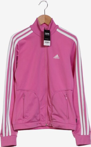 ADIDAS PERFORMANCE Sweatshirt & Zip-Up Hoodie in XS in Pink: front