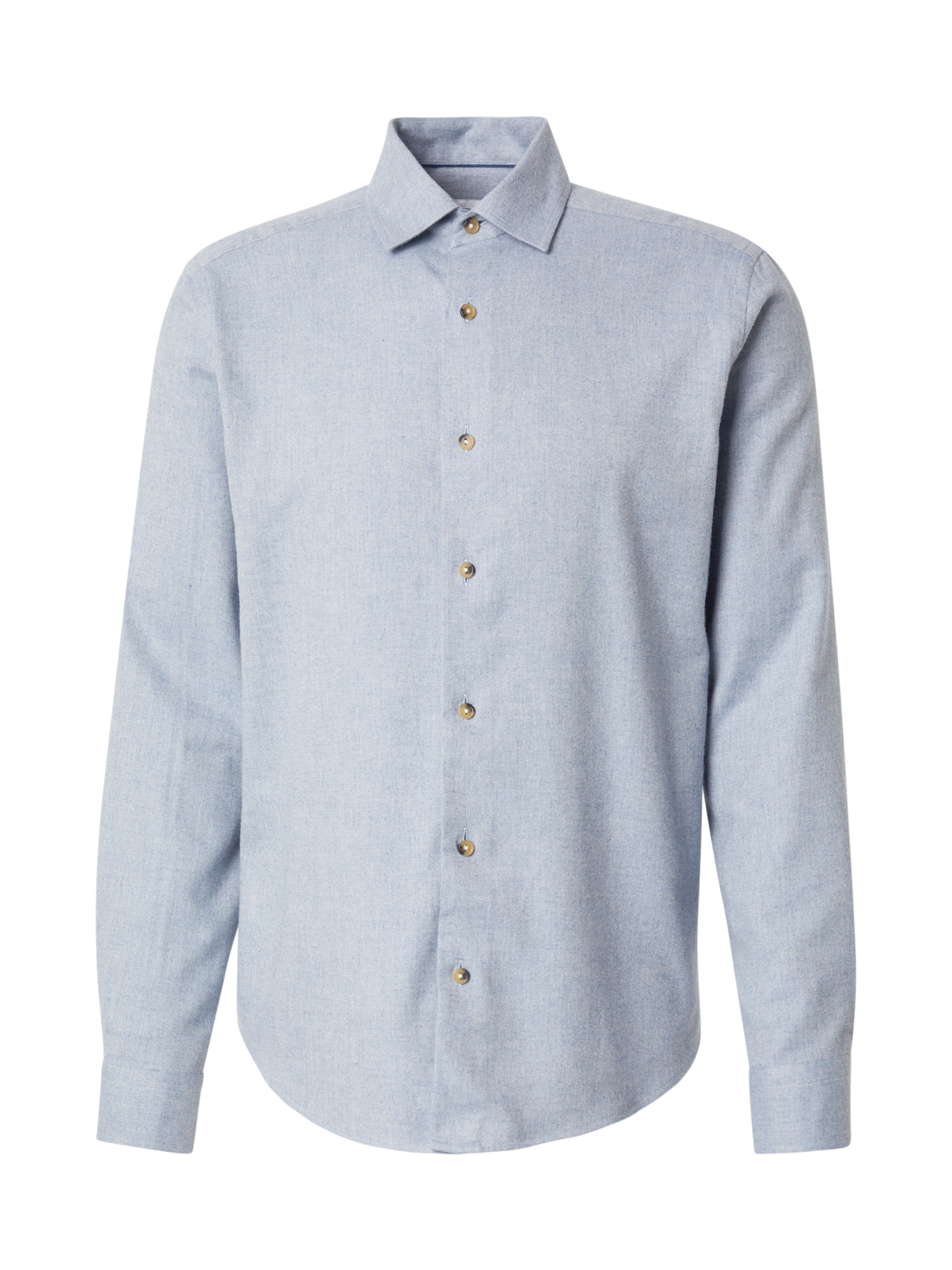 ETON Regular fit Traditional button up shirt in Blue: front