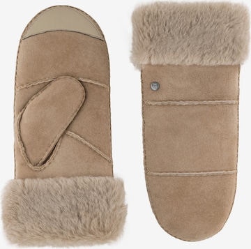 Roeckl Mittens ' IGLOO FÄUSTLING TOUCH' in Beige: front