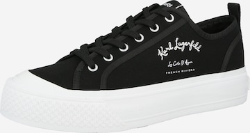 Karl LagerfeldNiske tenisice - crna boja: prednji dio