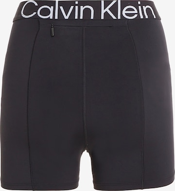 Calvin Klein Sport Skinny Sporthose in Schwarz: predná strana
