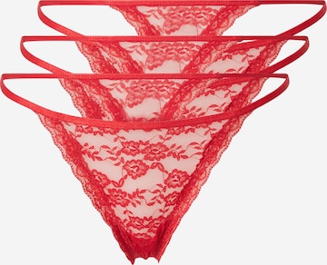 Lindex - Tanga 'Jennie' em vermelho: frente