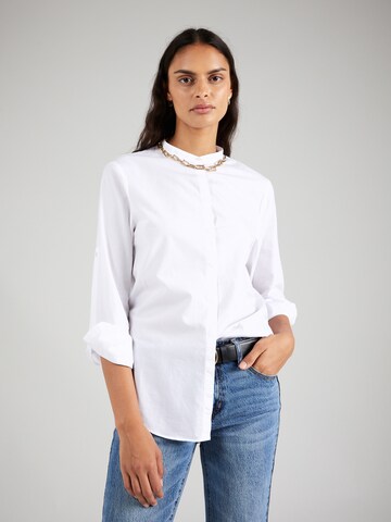 BOSS Orange - Blusa 'Befelize' em branco: frente