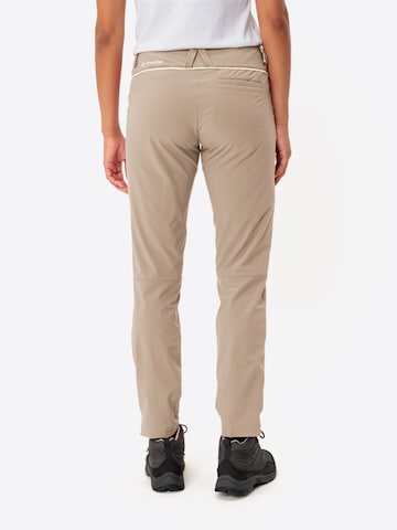 VAUDE Slim fit Outdoor Pants 'Skomer II' in Beige