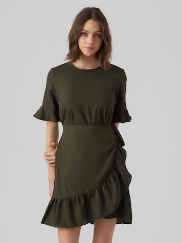 VERO MODA Kleid 'Henna' in Grün: predná strana