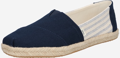 TOMS Espadrilles 'ALPARGATA ROPE' i beige / mørkeblå / blåmelert / hvit, Produktvisning