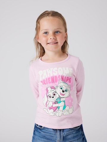 TWO SOON Shirt 'Paw Patrol' in Roze: voorkant