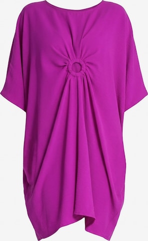 Robe oversize 'M1127' Figl en rose : devant