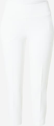 ADIDAS GOLF Slimfit Sportovní kalhoty – bílá: přední strana