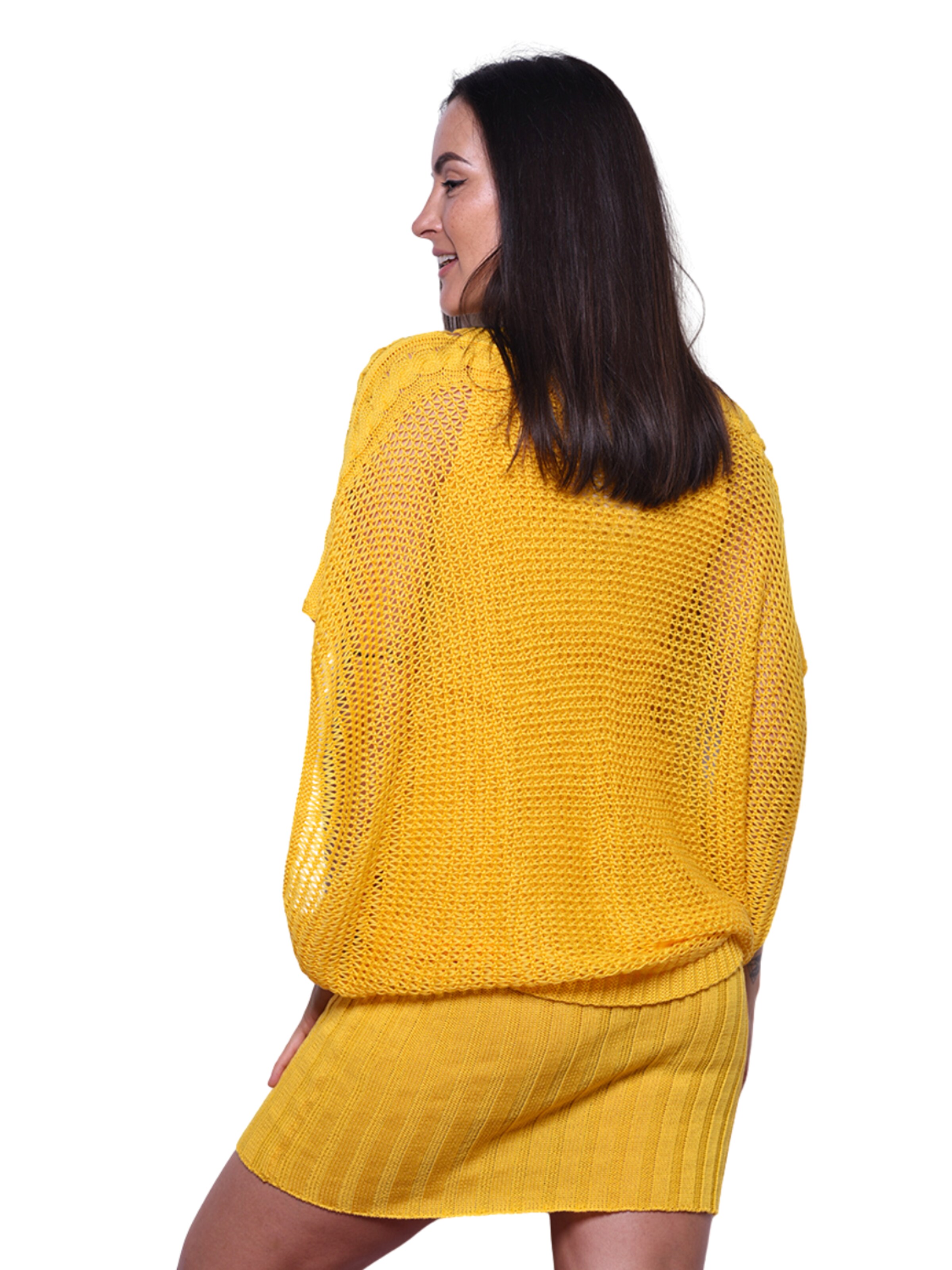 Süel knitwear - Jersey 'Birthday' en amarillo