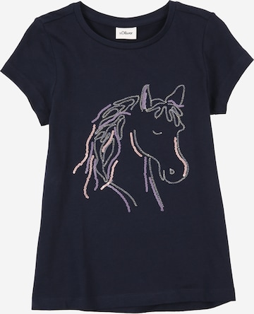 s.Oliver Футболка в Синий: спереди