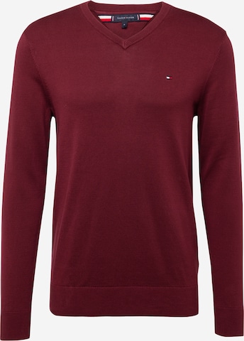 TOMMY HILFIGER Свитер 'ESSENTIAL' в Лиловый: спереди