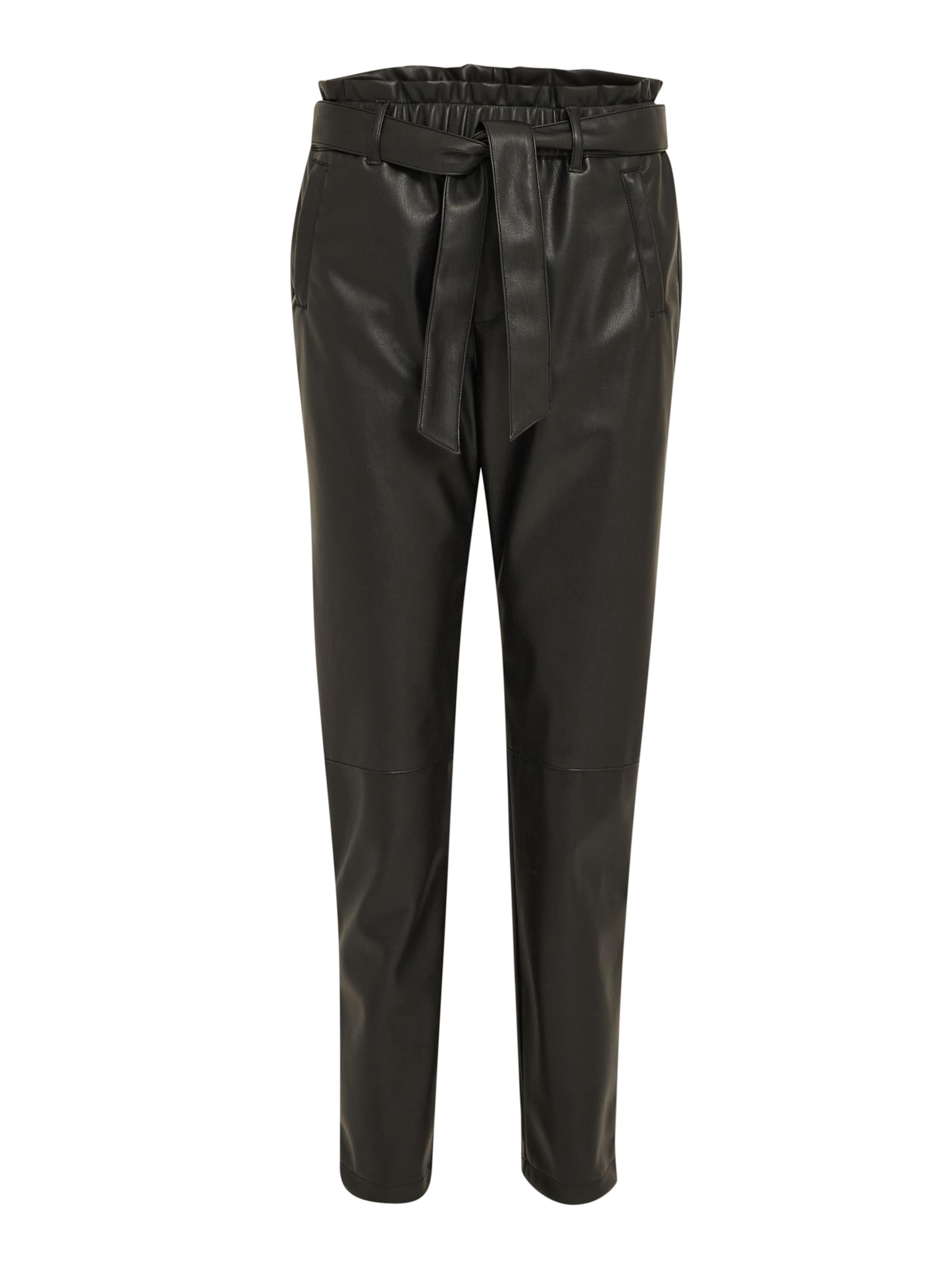 minus Normální Kalhoty 'Jayda' – černá: přední strana