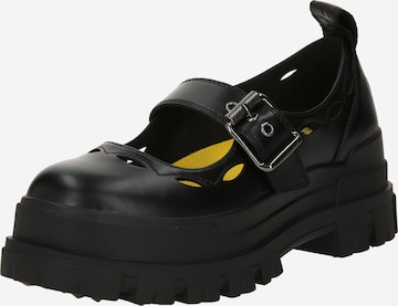 Papuci de casă 'ASPHA JANE 2' de la BUFFALO pe negru: față