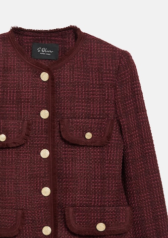 Giacca di mezza stagione di s.Oliver in rosso: frontale