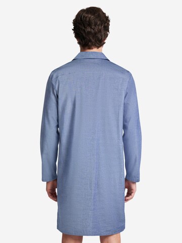 SEIDENSTICKER Pyjama lang 'Classic Fil a Fil' in Blauw