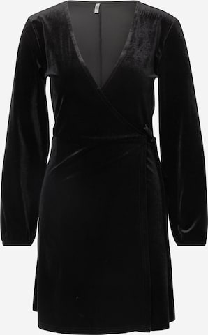 JDY Cocktail Dress 'VELVY' in Black: front