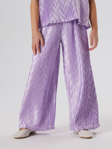 NAME IT Wide Leg Bukser i lilla: forside