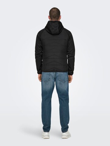 Giacca di mezza stagione 'ONSLAN' di Only & Sons in nero