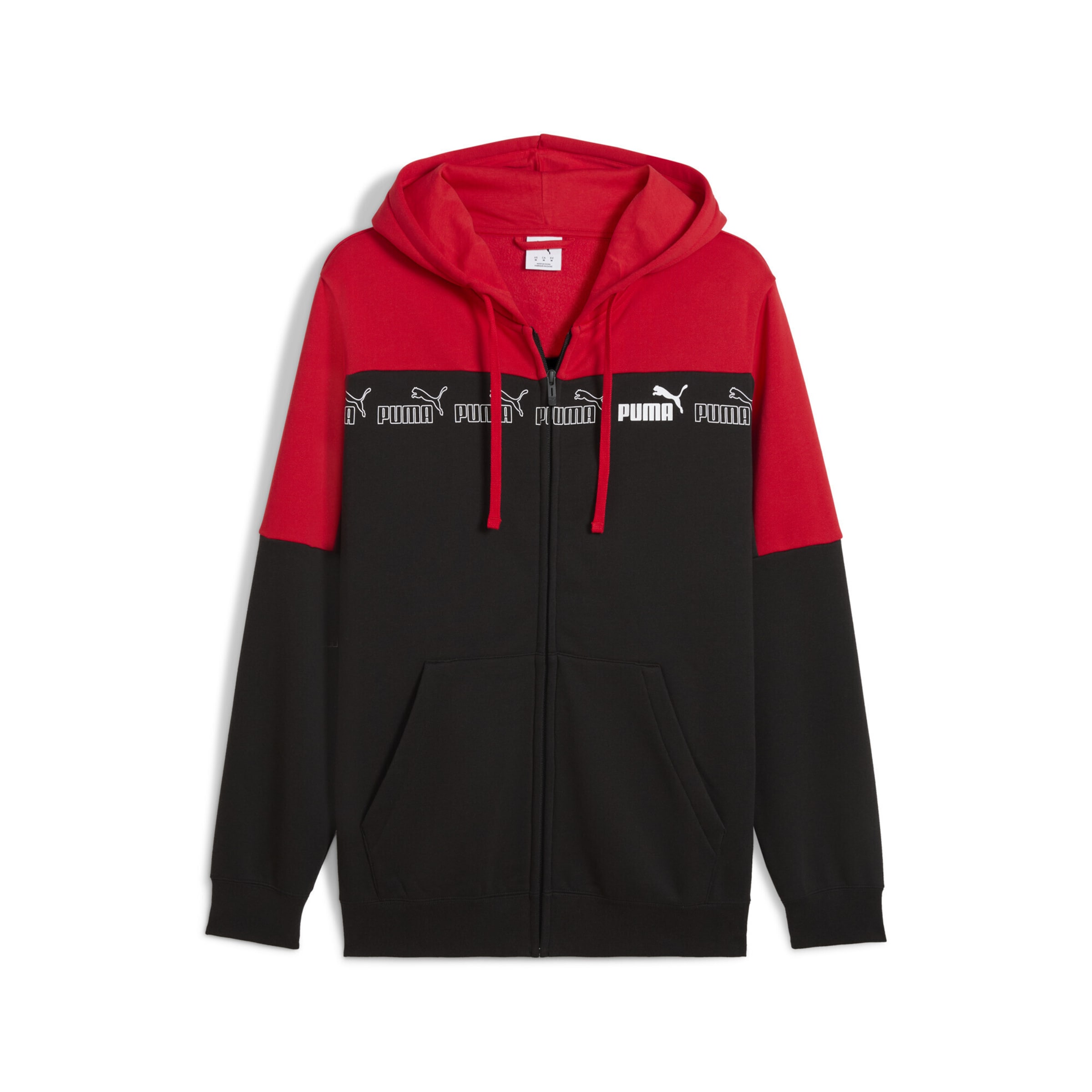 PUMA Sweatjacke in Rot: Vorderseite