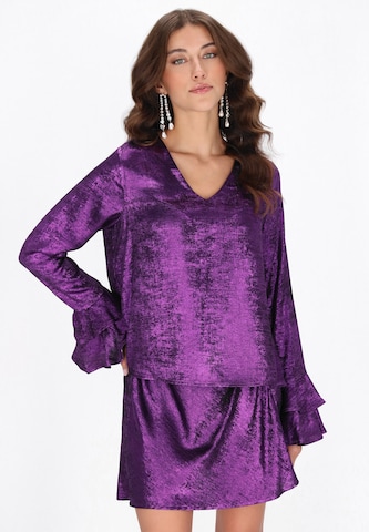 faina Blouse in Purple: front