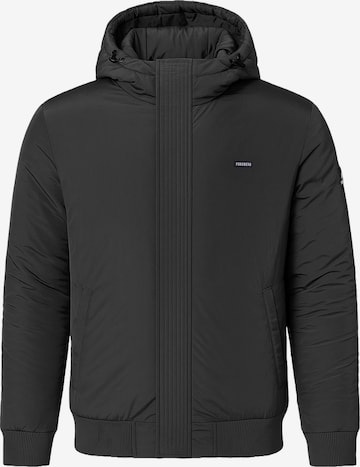 FORSBERG Performance Jacket 'Winterjacke mit gefütterter Kapuze' in Black: front
