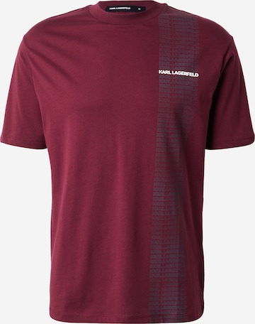 raudona Karl Lagerfeld Marškinėliai: priekis